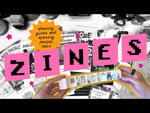 ZINE inspiration *:⋆° opening diy #zine mail from my penpals + giving you #firstimpression #reviews
