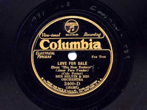 Love For Sale by Ben Selvin and his Orchestra, 1931