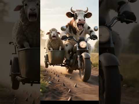 Ak monkey ne liya sbhi animals ka badala cat or panda 🐼 😺#aicartoon #cat #catvideos #aicat#emotional