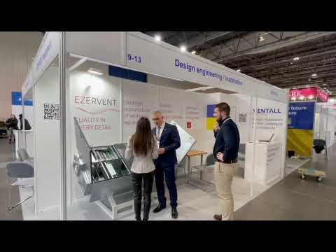 VENTALL video preview covering the consulting and design stages: concept, feasibility study, design, and supervision.