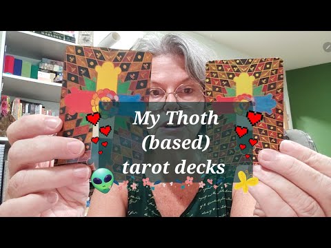 My Thoth (based) Tarot Decks 