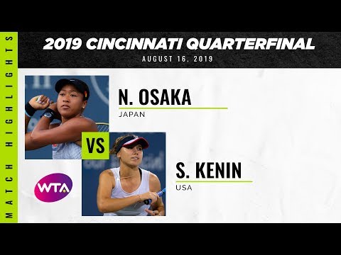 Теннис Naomi Osaka vs. Sofia Kenin | 2019 Western & Southern Open Quarterfinal | WTA Highlights