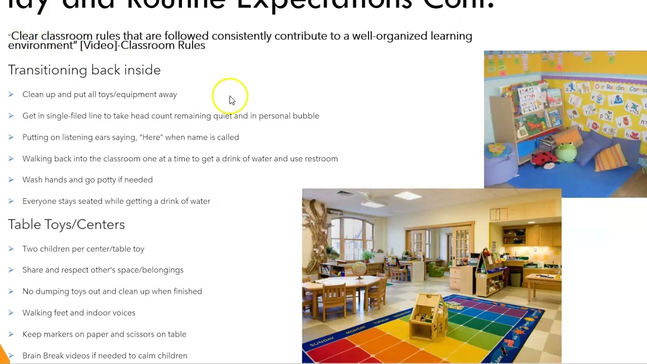 Age Appropriate Expectations Presentation