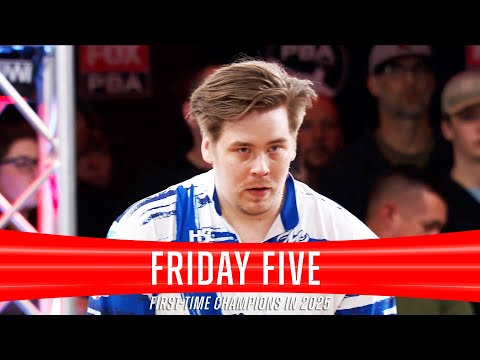 Friday Five (plus one) - Six first-time winners on the 2025 PBA Tour
