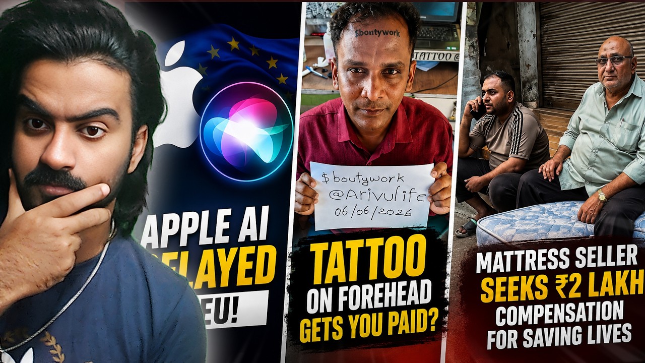 Finally iPhone Got Ai, Tattoo on Forehead for Money, Delhi Hotel Fire Mattress Compensation