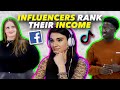 Brett Reacts To Influencers Ranking Their Income