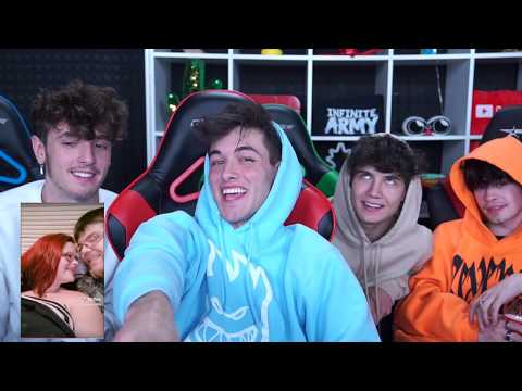 REACTING TO CRINGY TIK TOKS W/ LUVANTHONY, JADEN HOSSLER, AND BRYCE HALL!