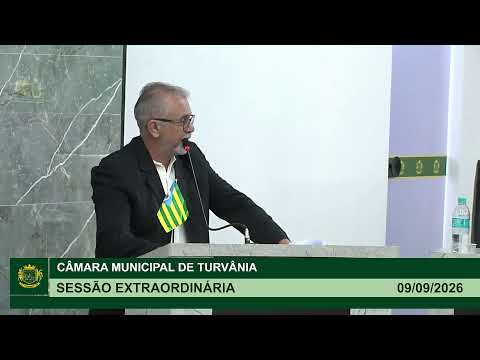 2° Sessão Extraordinária - 09/09/2026 | Câmara Municipal de Turvânia-GO
