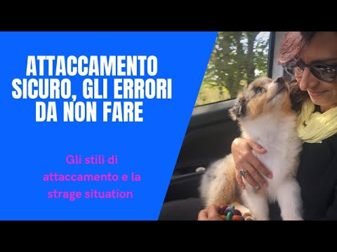 ATTACCAMENTO SICURO, gli errori da non fare. Dalla strange situation agli stili di attaccamento.