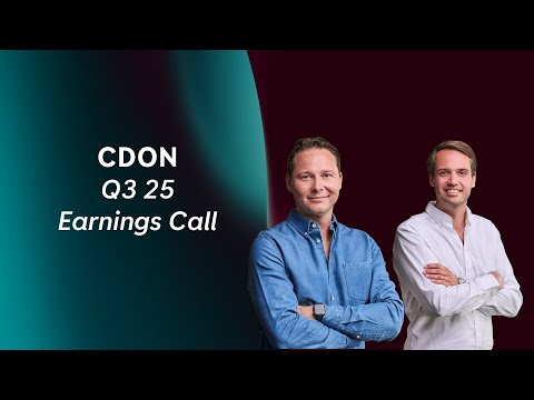 CDON – Earnings Call Q3(25)