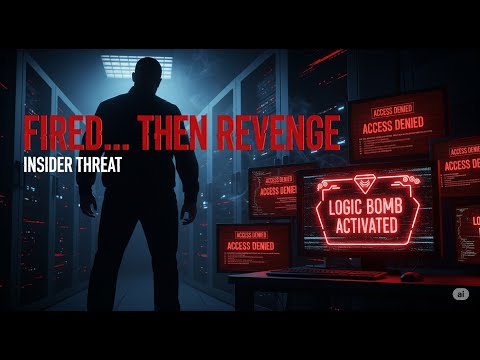 Fired Employee's Revenge: How a Logic Bomb & Insider Threat Destroyed a Company's Network