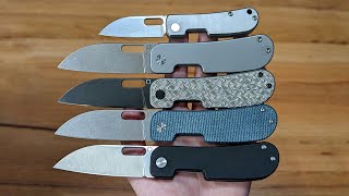 Qvist Bladeworks Variant PE V3 & Variant - Small Details Review - Swayback Framelock Slipjoint Knife