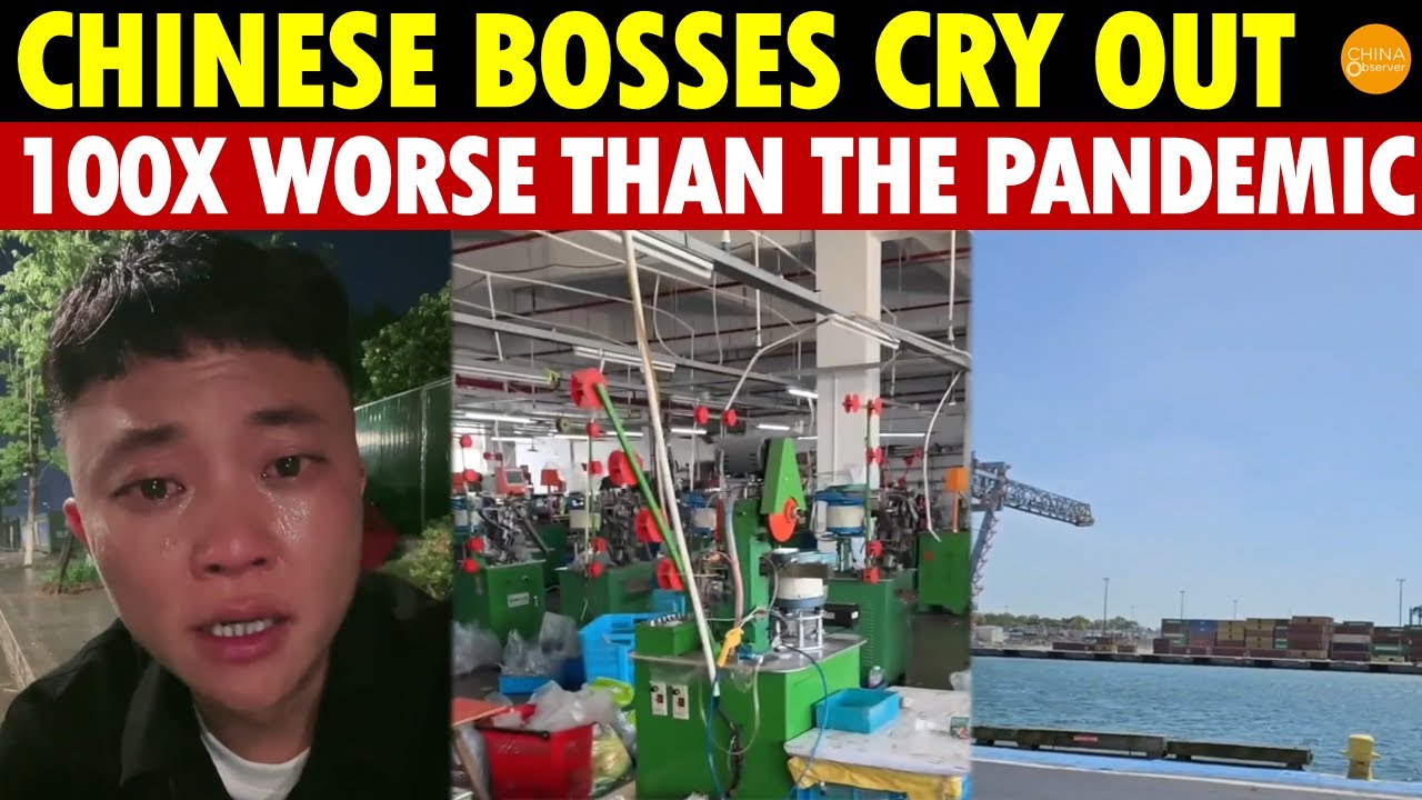 Conditions Now 100 Times Worse Than the Pandemic, Tariff War Devastates China’s Manufacturing