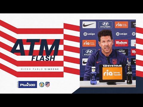 Simeone: "El Getafe está en un momento difícil, pero ha competido muy bien todos los partidos"