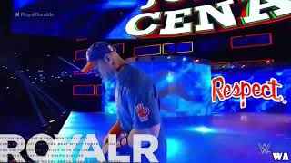 AJ Styles vs John Cena Royal Rumble 2017 Highlights