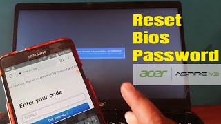 How to reset and remove BIOS password of Acer aspire 3 laptop