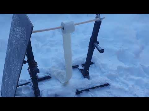 FROZEN TOILET PAPER -29℃ ( -20.2℉)