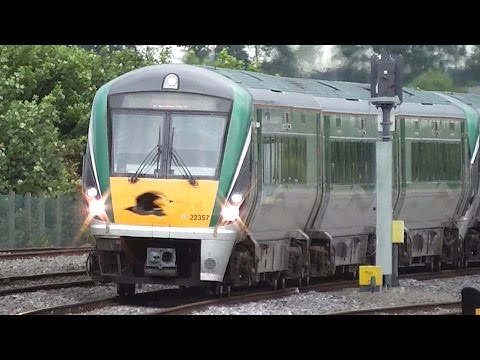 IE 22000 Class Intercity Train number 22357 - Portarlington Station, Laois