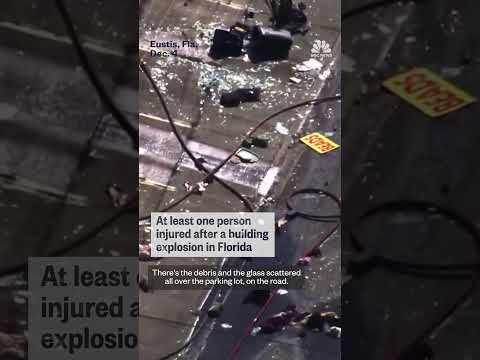 One person injured after building explosion in Florida