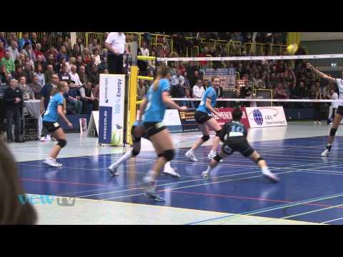 VCW TV: Spielbericht VC Wiesbaden - VT Aurubis Hamburg (DVL, 18. Spieltag, 02.02.2013)