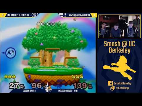 Golden Bair 8 - Melee Doubles WR1 - Kim$$$ & Rawnoodle vs Henrius & Laudandus