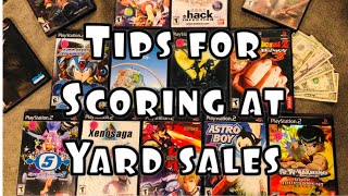 Tips for Scoring at Yard Sales