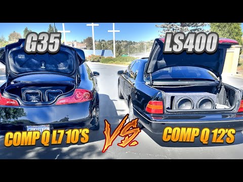 G35 VS LS400 | KICKER COMP Q 12'S VS KICKER COMP Q L7 10'S