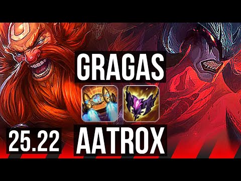 GRAGAS vs AATROX (TOP) | EUW Master | 25.22
