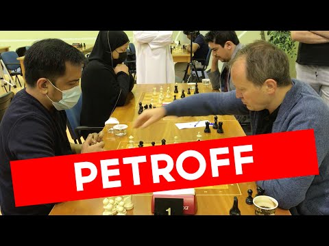 Petroff Defense: GM Viorel Iordachescu vs IM Oliver Dimakiling