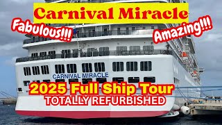 Carnival Miracle-TOTALLY REFURBISHED, Amazing Ship!!!! 2025 Full Ship Tour Nov 2025