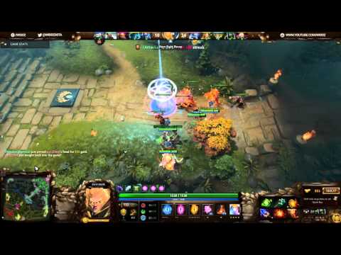 Na`Vi.Dendi Invoker vs !Attacker Kunkka & Black^ PA | DOTA 2 gameplay