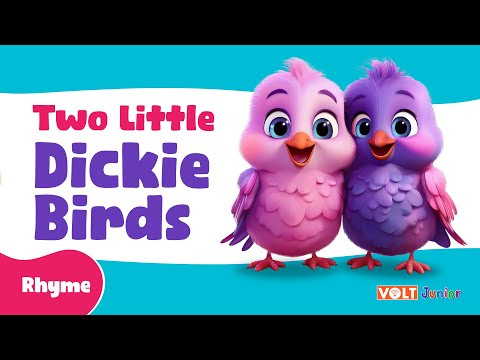 Two Little Dickie Birds | Classic Nursery Rhyme for Kids | Fun Action Song
