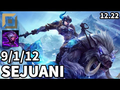 Sejuani Top vs Olaf - KR Master | Patch 12.22
