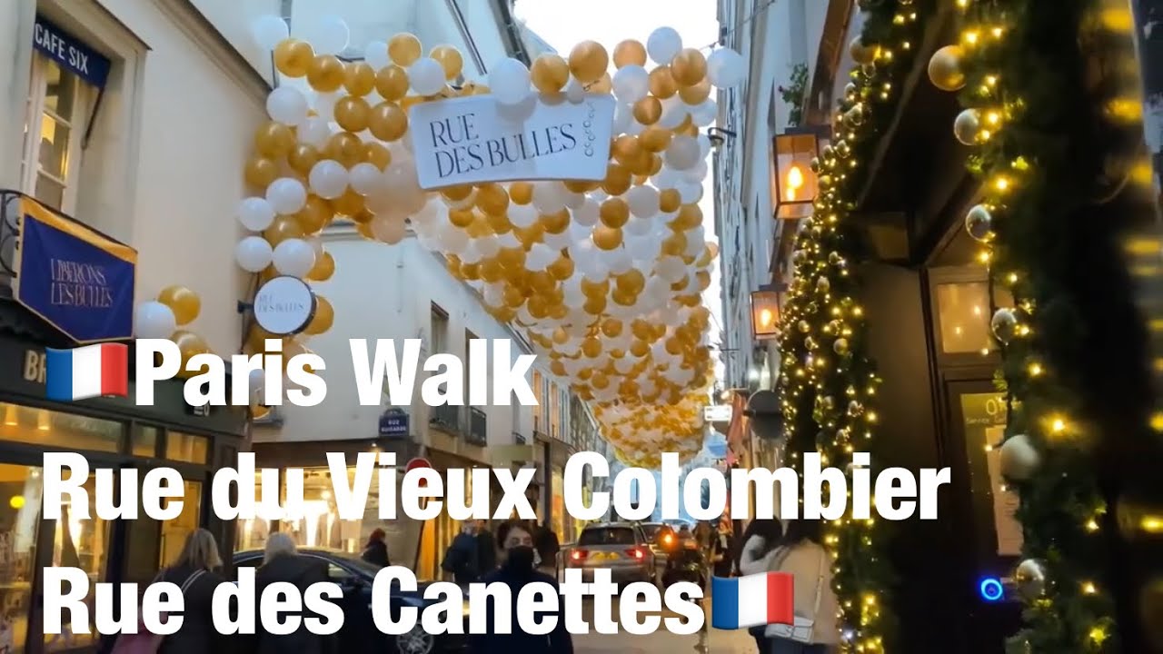 Watch video ????Paris Walk Rue du Vieux Colombier and Rue des Canettes???? ????Paris Walk Rue du Vieux Colombier and Rue des Canettes????