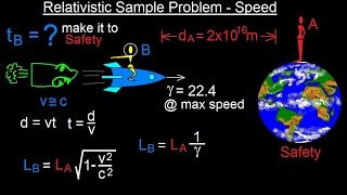 Physics - Special Relativity (35 of 43) Relativistic Sample Problem - Time
