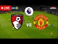 LIVE🔴Bournemouth vs Manchester United Premier League 2024 Matchday Video Game Simulation