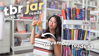 *TBR JAR* chooses my November reads 📚✨🍂