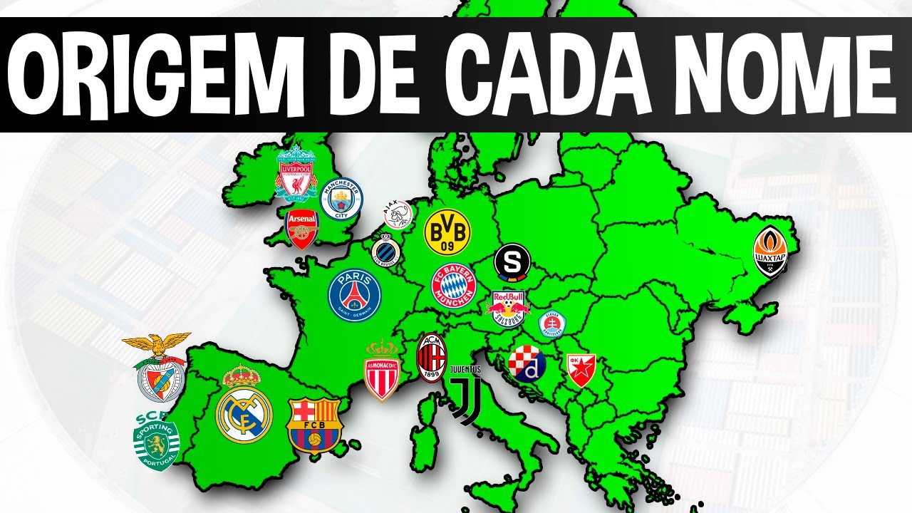 Como CADA Clube da Champions GANHOU o seu NOME