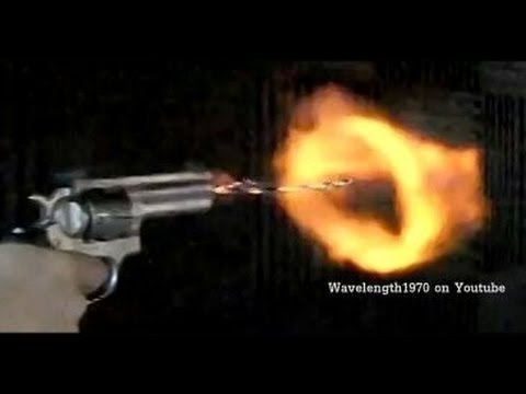 Ruger GP100 357mag 4" 600 frames/sec slow motion, Fiocchi vs Federal ammo