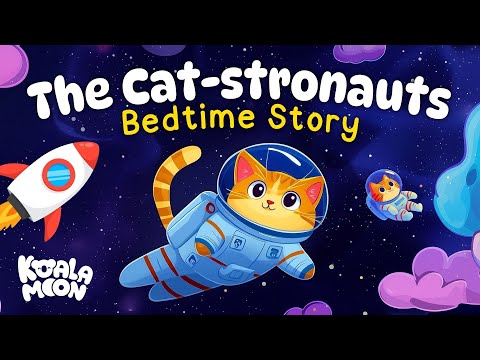 The Cat-stronauts 🐱🚀 Calming Bedtime Story for Kids | Cats & Kittens Sleepy Stories