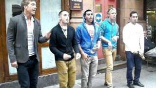 The Keys busking.. 'I need a dollar'