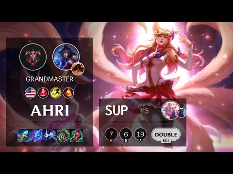 Ahri Support vs Seraphine - NA Grandmaster Patch 11.3
