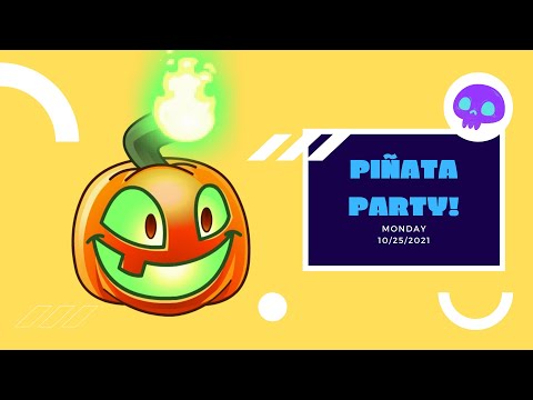Plants vs Zombies 2 – Piñata Party – Halloween Special – Monday 10/25/2021