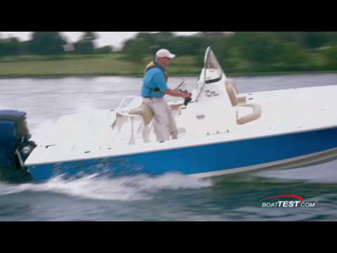 Key West 210 Bay Reef (2016) Test Video - By BoatTEST.com