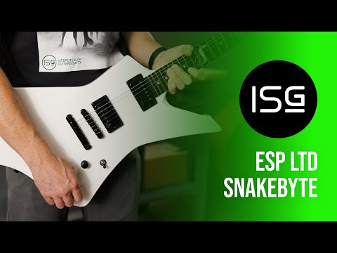 ESP LTD Snakebyte in Snow White - James Hetfield Signature
