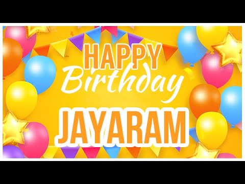 🎂 Happy Birthday Jayaram! 🎉 It's Your Special Day 🥳