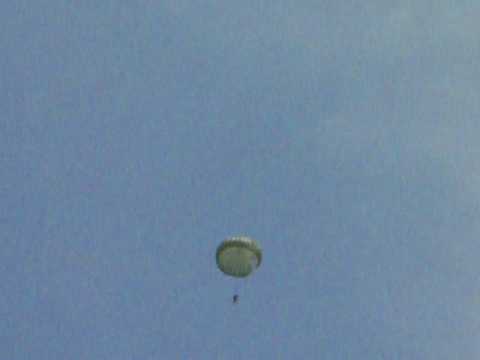RAFB Air show Parachute demonstration