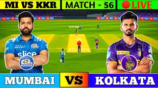🔴Live: Mumbai vs Kolkata | MI vs KKR Live Scores & Commentary | Only in India | IPL 2022 Live