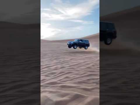 Nissan patrol Super safari vtc4800 drifting in desert check the speed #fypシ #viral #nissan