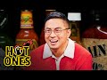 Bowen Yang Takes A Hero S Journey While Eating Spicy Wings Hot Ones